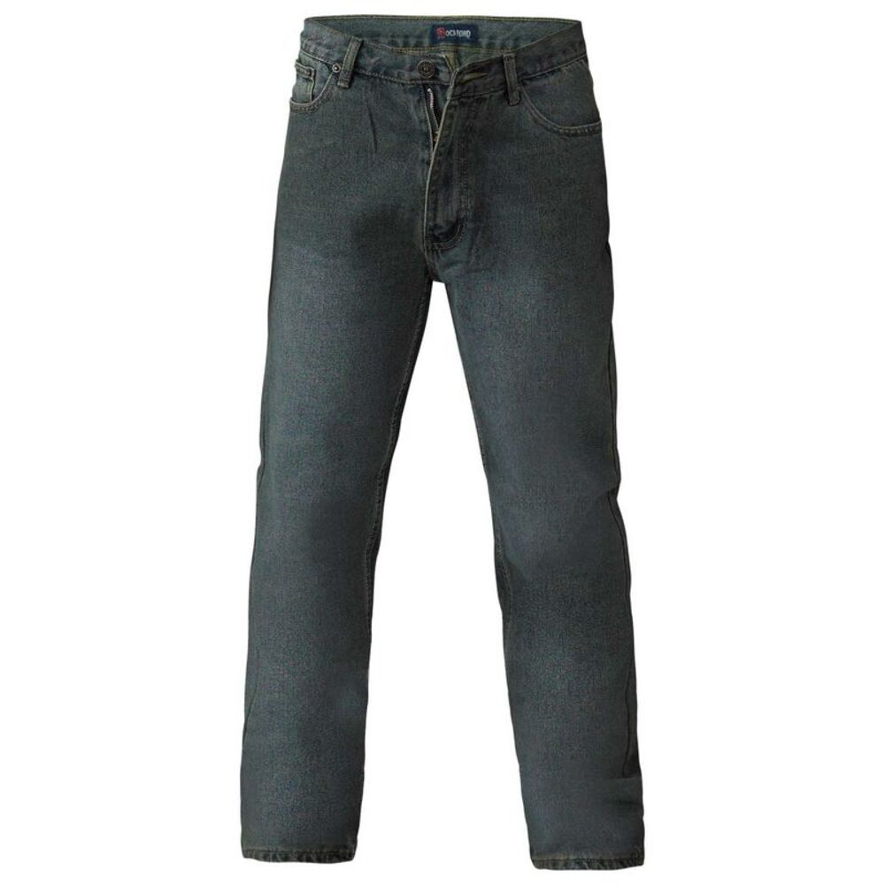 Duke Mens D555 Rockford Denim Comfort Jeans / Dirty Denim